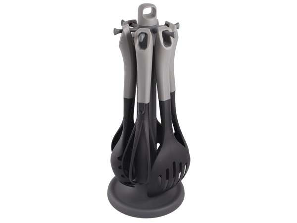 6-Piece Kitchen Utensils and Rotating Stand (P2455)