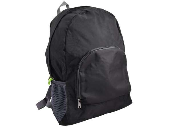Foldable Backpack - black (BAG113B)