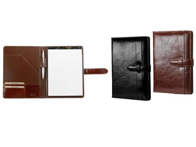 A5 Folder - Adpel Italian leather - brown (6626)