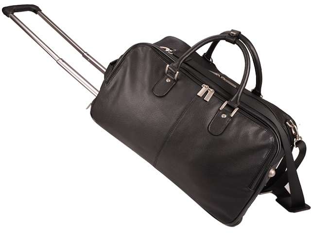 Memphis Trolley Travel Bag - Napoli leather - black (8832)