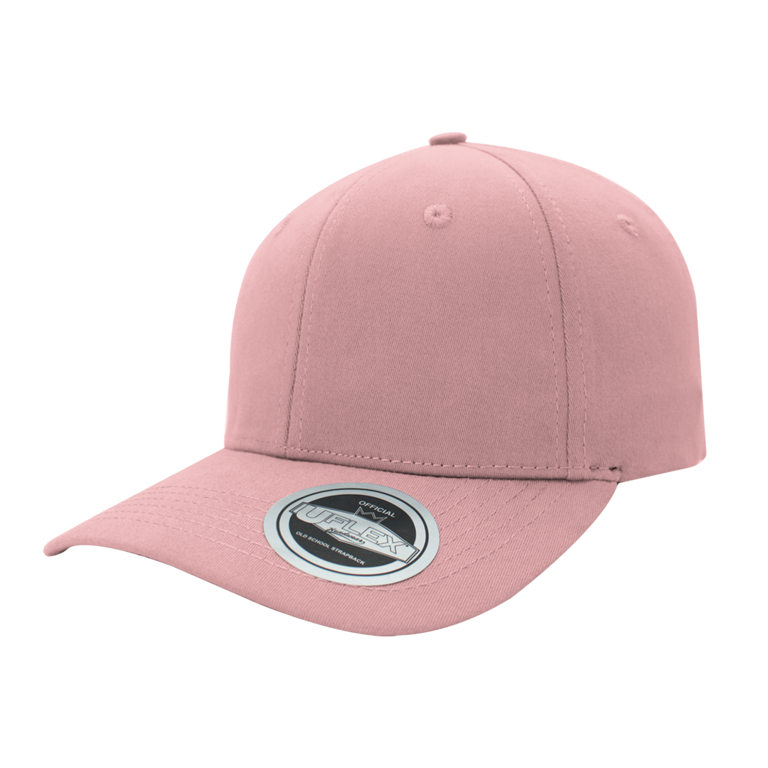 Uflex Old School Strap Back Cap - pink (U15610)