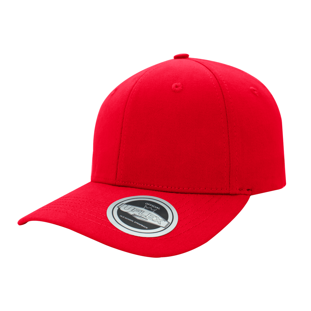 Uflex Old School Strap Back Cap - red (U15610)