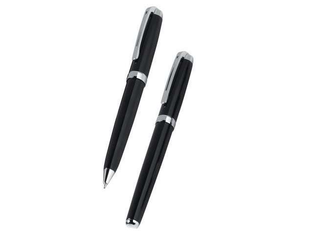 Bettoni Verve Ballpen/Roller Set (W-B1225SET/BLK)