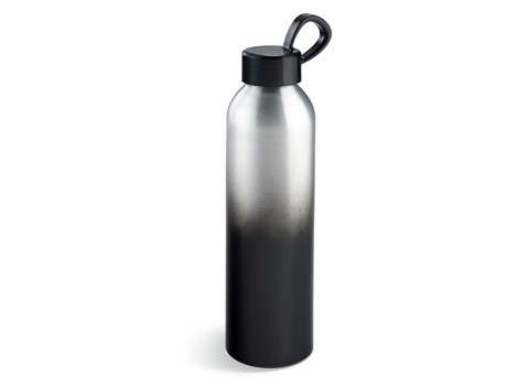 Island Aluminium Water Bottle, 650ml - black