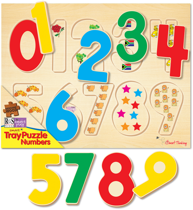 Tray Puzzle - Numbers
