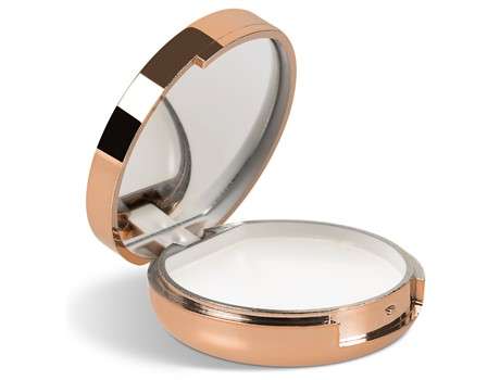 Glamourette Mirror and Lip Balm - rose gold (HWB-9910)