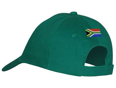 Springbok RWC Heavy Brushed Cotton 6 Panel Cap - green (BOK-116)