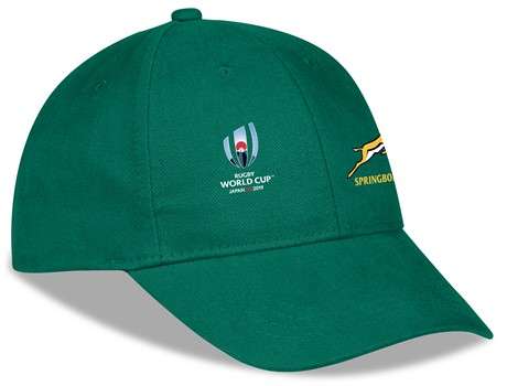 Springbok RWC Heavy Brushed Cotton 6 Panel Cap - green (BOK-116)