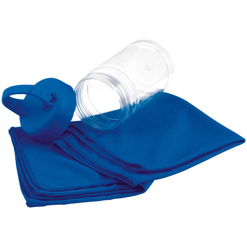 Cooling gym towel - blue (70884)