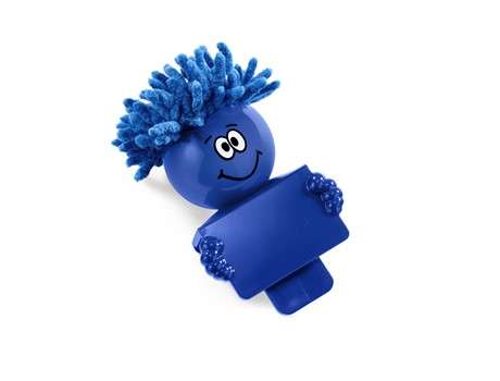 Moptopper Webcam Cover and Screen Cleaner - blue