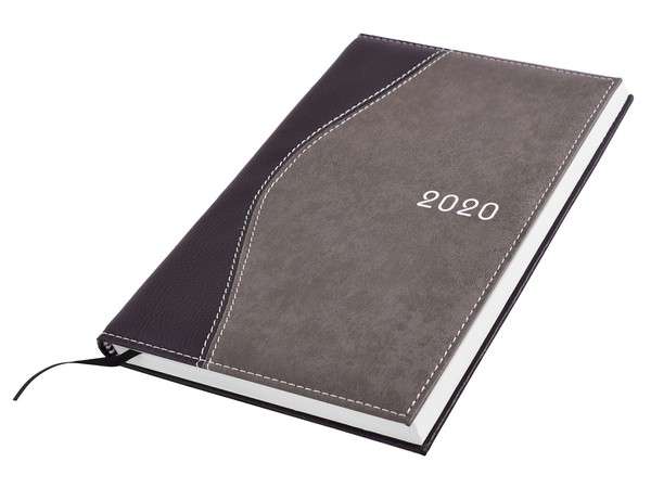 Wave A4 Diary 2020 - grey (ST308BhA4)