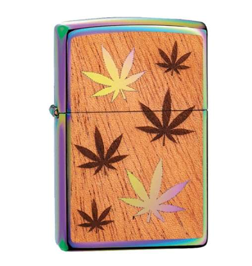 Zippo Lighter: 151 Woodchuck Leaves