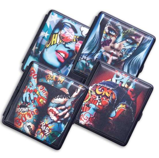 Cigarette Case - Angelo Crazy Girls - assorted (Cigg099)