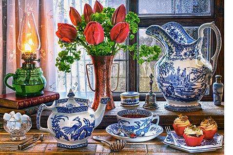 Still life with Tulips (1500pc Puzzle)