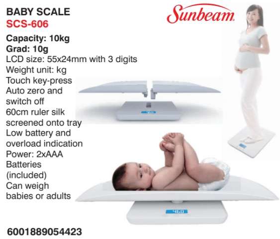Sunbeam Baby Scale (SCS-606)