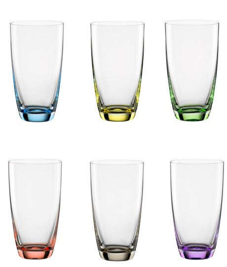 Bohemia Cristal 350ml Viva Colori Longdrink Tumblers