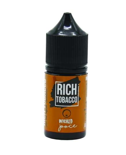 Wicked Jooce E-Cigarette Liquid - Rich Tobacco 30ml (8mg)
