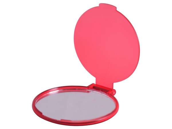 Budget Compact Mirror - red (P2493R)
