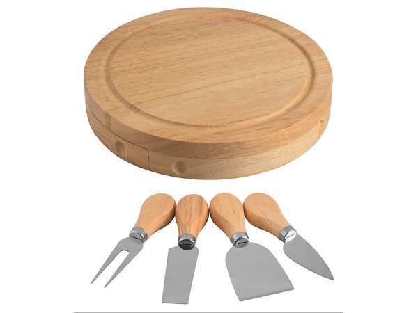 Chateau Cheese Board and Knife Set (P2485)