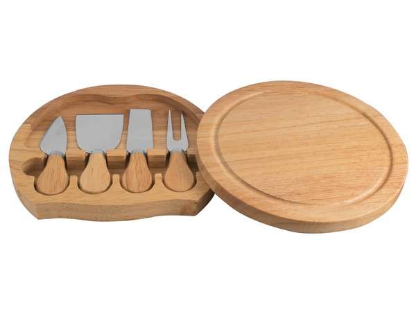 Chateau Cheese Board and Knife Set (P2485)