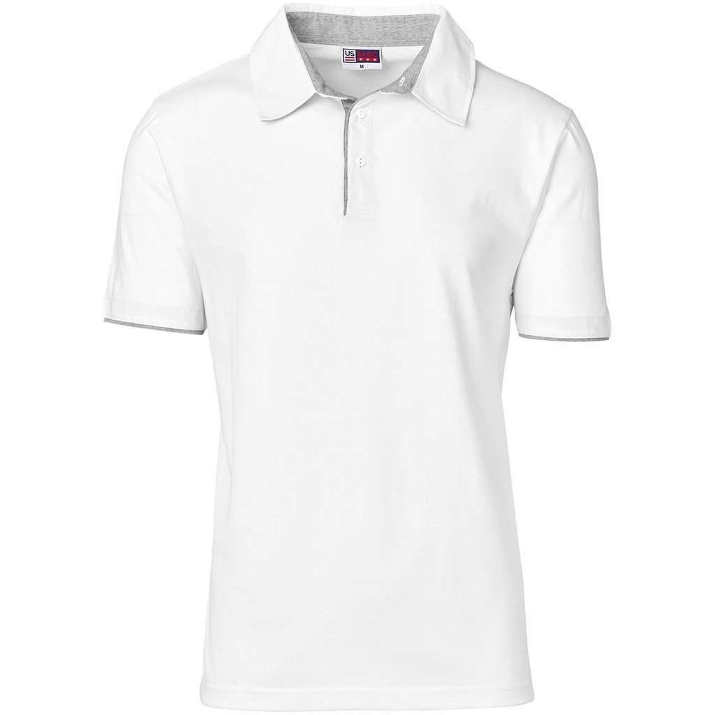 US Basic Delta Golf Shirt - Mens - white (BAS-11202)