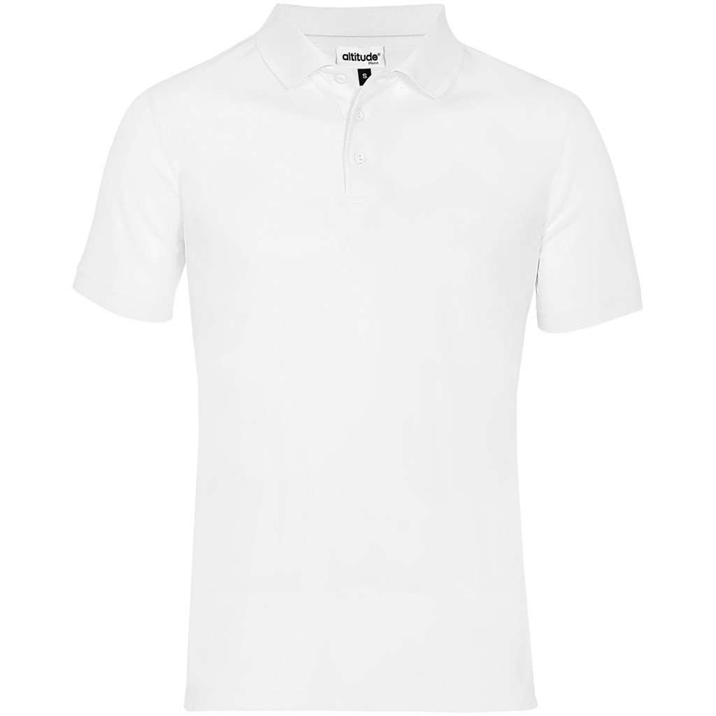 Altitude Distinct Golf Shirt - Mens - white