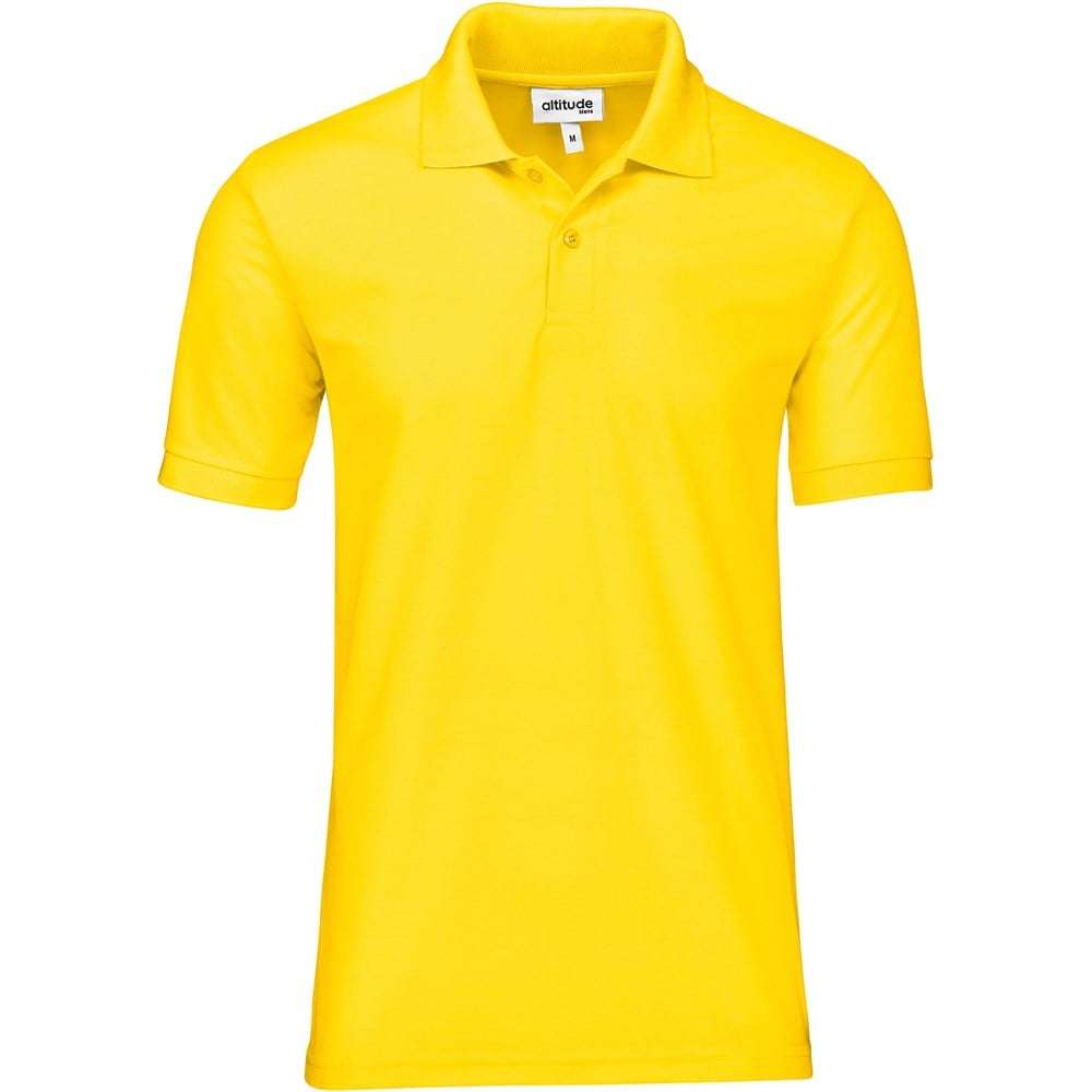 Altitude Everyday Golf Shirt - Mens - yellow
