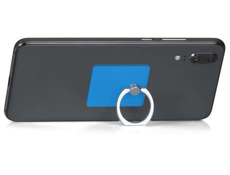 Tuscan Ring Grip and Phone Stand - cyan
