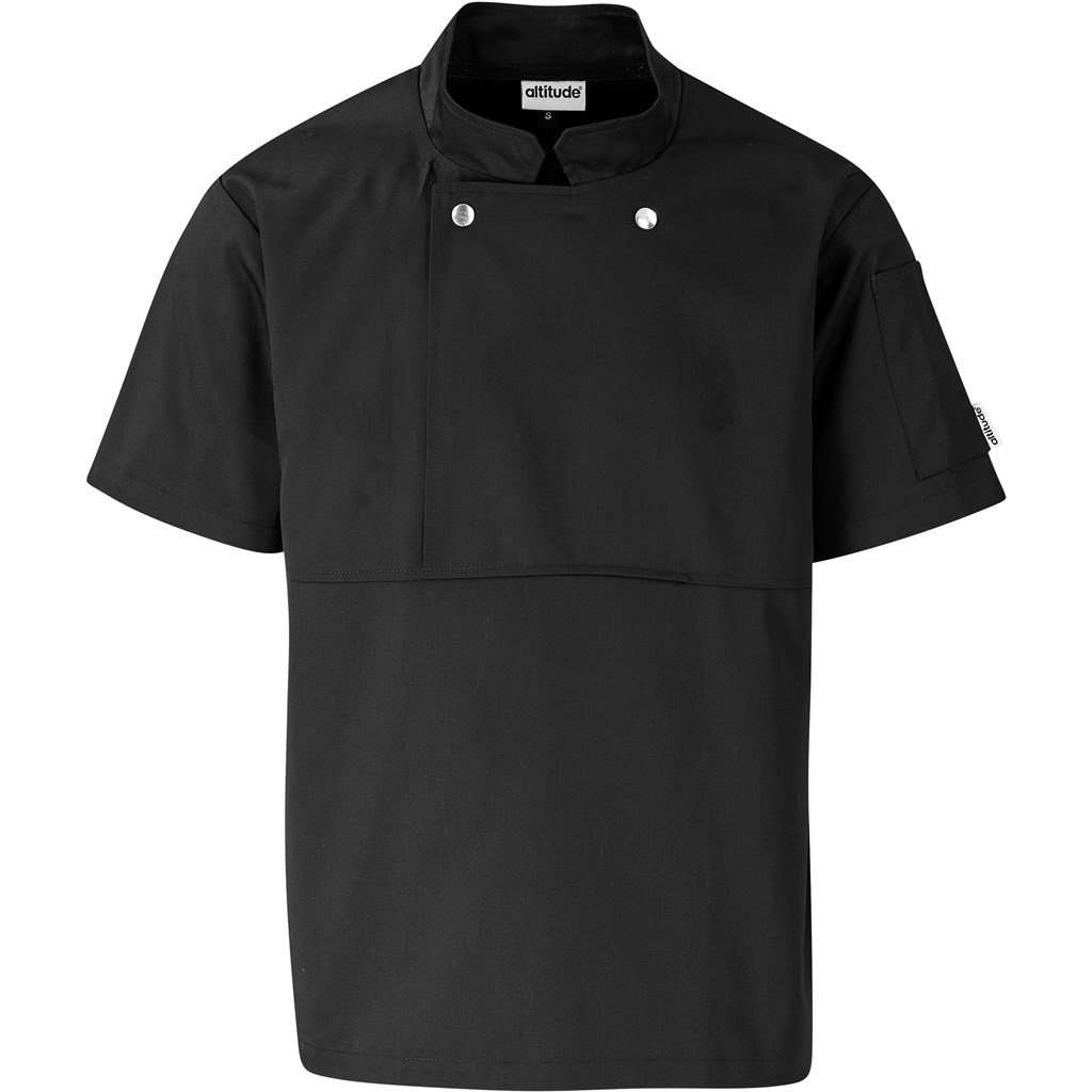 Altitude Unisex Short Sleeve Cannes Utility Top - black
