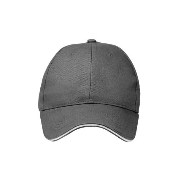 Promo Sandwich cap - charcoal/white