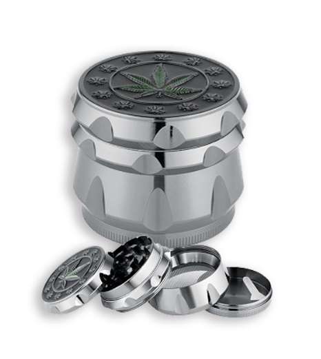 Tobacco Grinder - 4 Part Chambered (TBGR022)