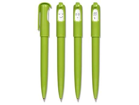 Koko Smiley Ball Pen - lime (Pen-1940)