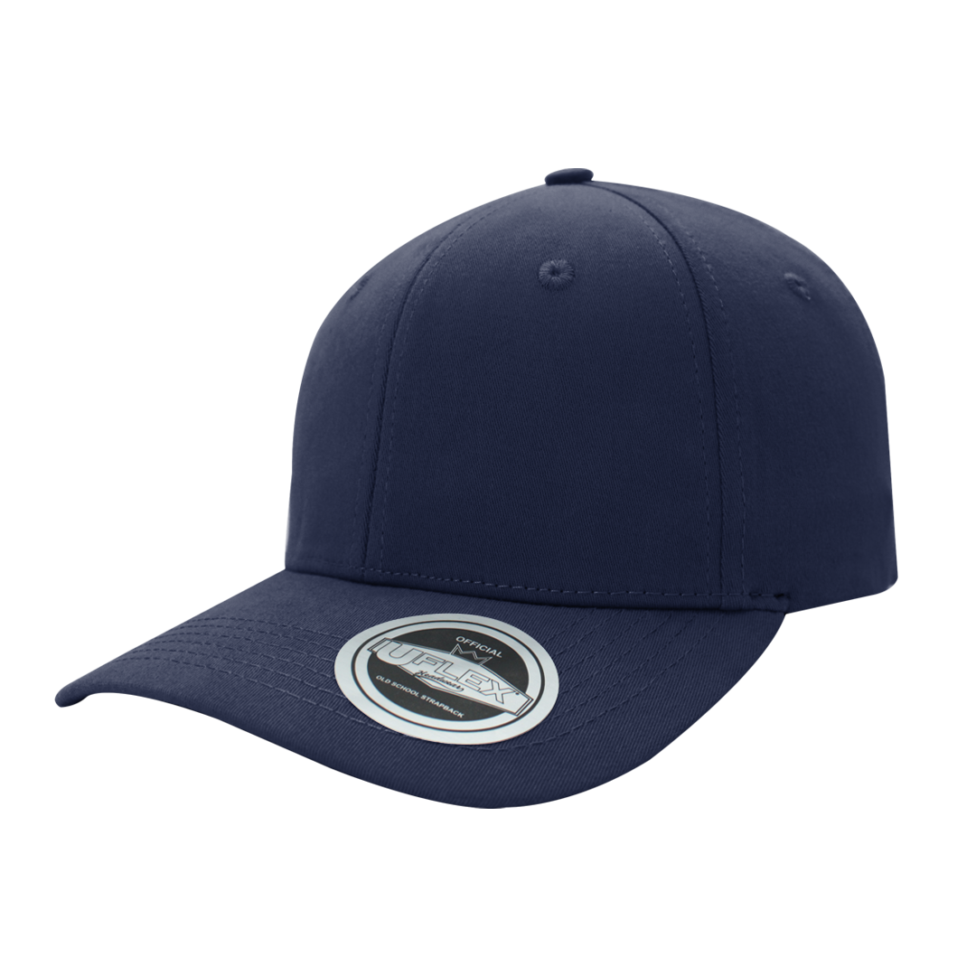 Uflex Old School Strap Back Cap - navy (U15610)