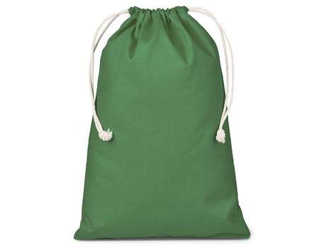 Allsorts Maxi Cotton Drawstring Pouch - green (Bag-4711)