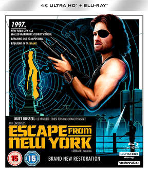 Escape from New York (Kurt Russell) (4K Ultra HD+Blu Ray)