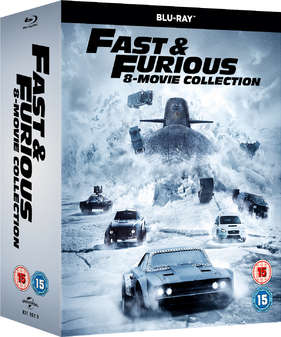 Fast and Furious 1-8 Movie Collection (Blu Ray)