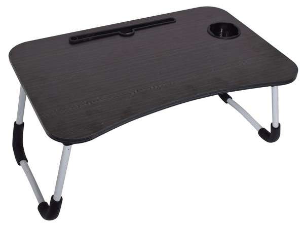 Foldable Laptop Table and Serving Tray - dark brown (P2551B)
