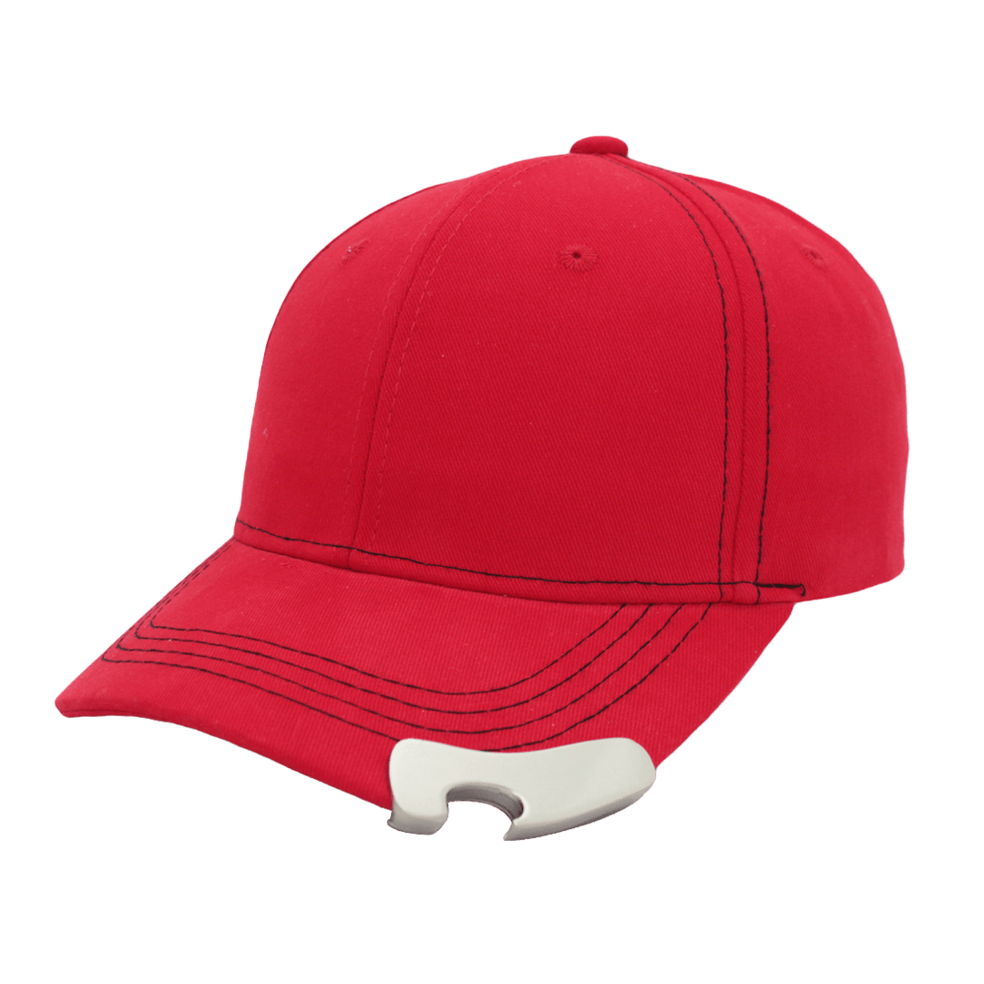 Bottle Opener Cap - red/black (S6080)