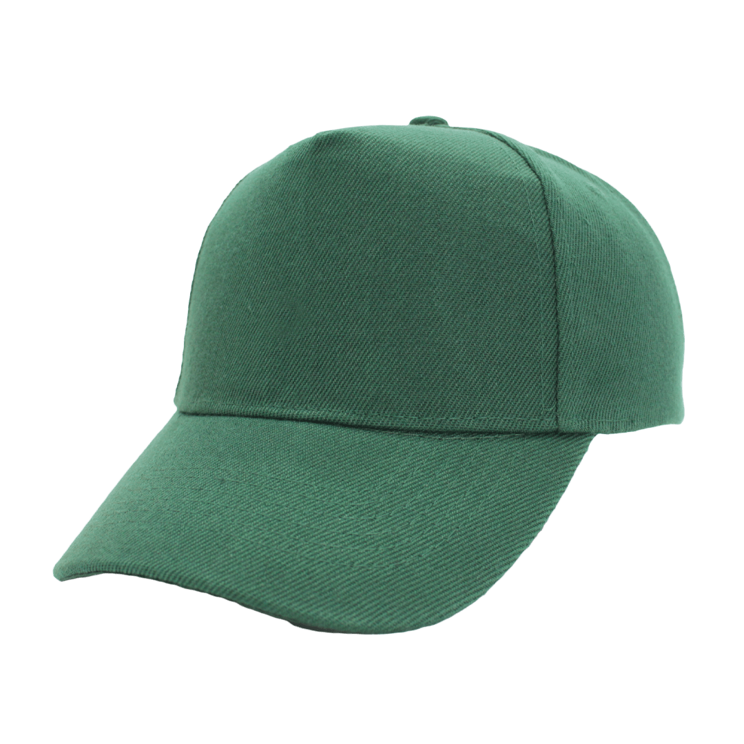 Kiddies 5 Panel Fade Resistant Cap - bottle green (K5038)