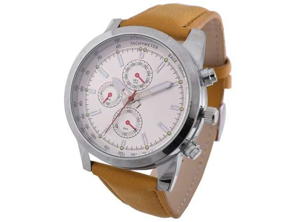 Mens Sporty PU Watch (NL817Sn)