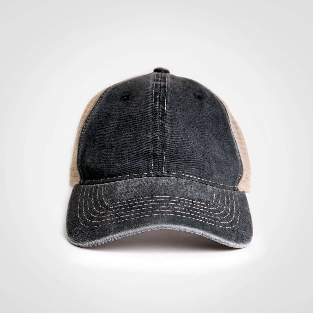 Camper Trucker Cap - charcoal/khaki