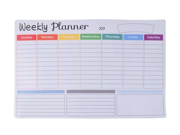 Magnetic Weekly Planner and Dry Erase Marker (ST372F)