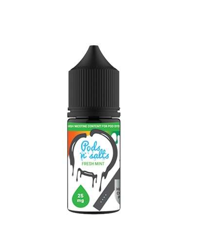 Local Vaping Liquid: Salt Nic - Fresh Mint - 25mg (30ml)