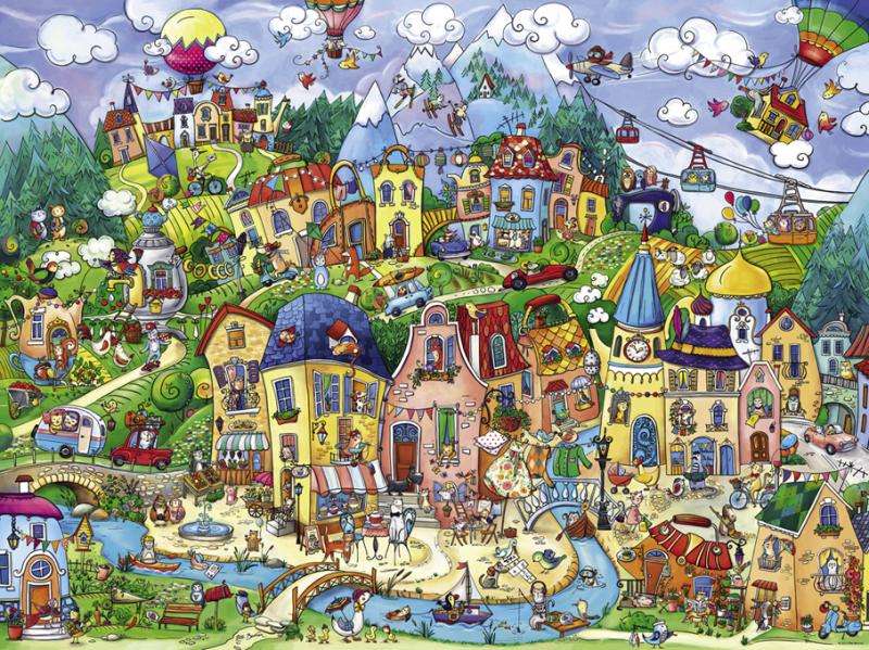 Happytown (1500 Piece Puzzle)