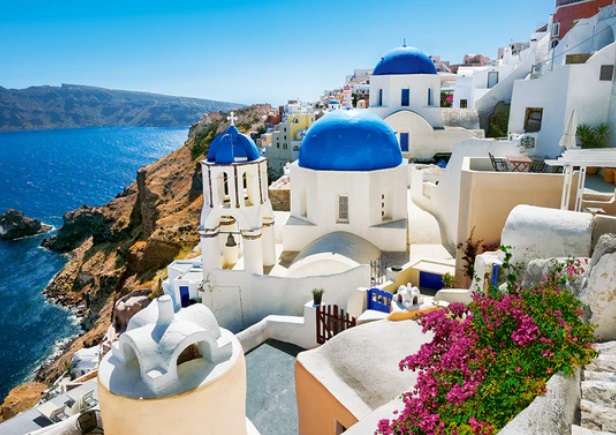 Summer in Santorini (500 Piece Puzzle)