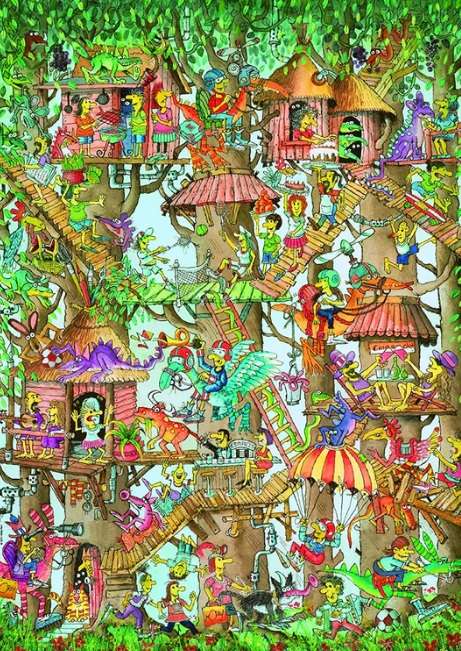 Tree Lodges (1000 Piece Puzzle)