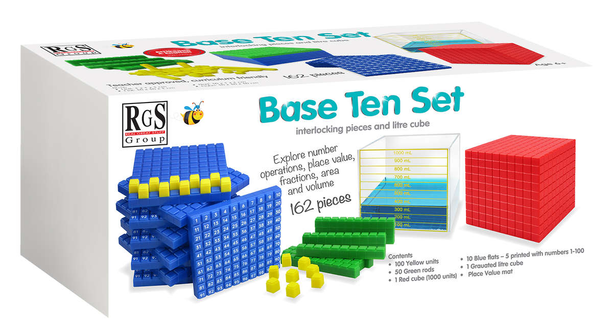 Base Ten Set - 162 Pieces (RGS6174)