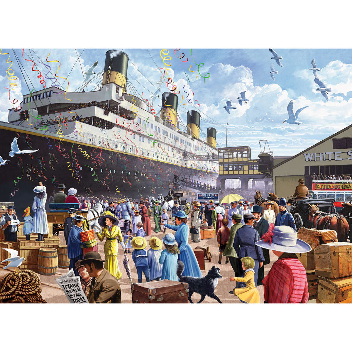 Titanic Embarking (1000 Piece Puzzle)