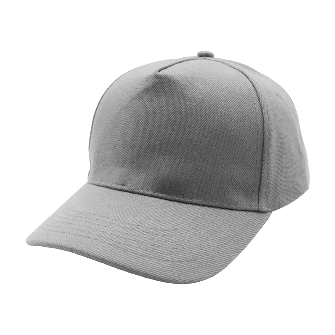5 Panel Acrylic Cap - grey (V5038)