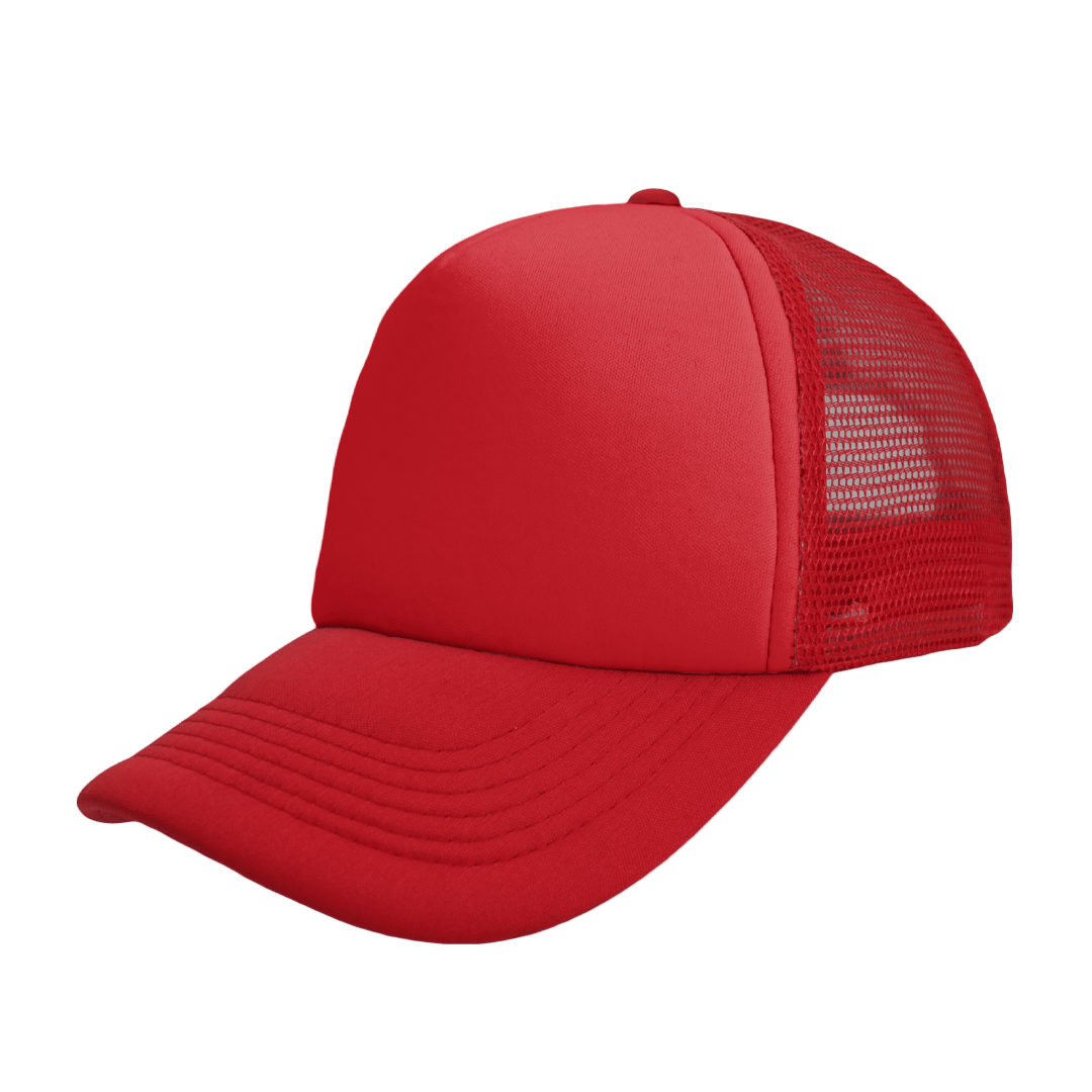 Foam Polysnap Curved Peak - red (S19500)
